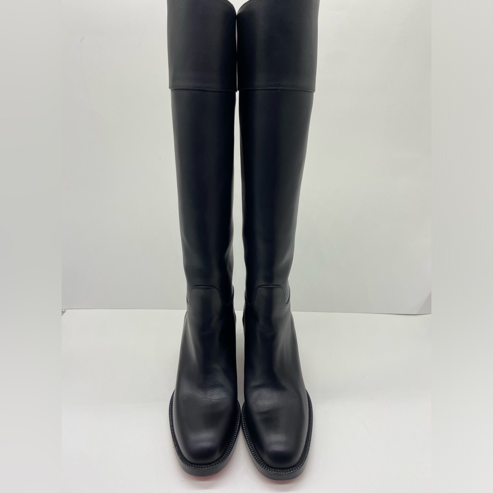 CHRISTIAN LOUBOUTIN Leather Knee 70mm boots